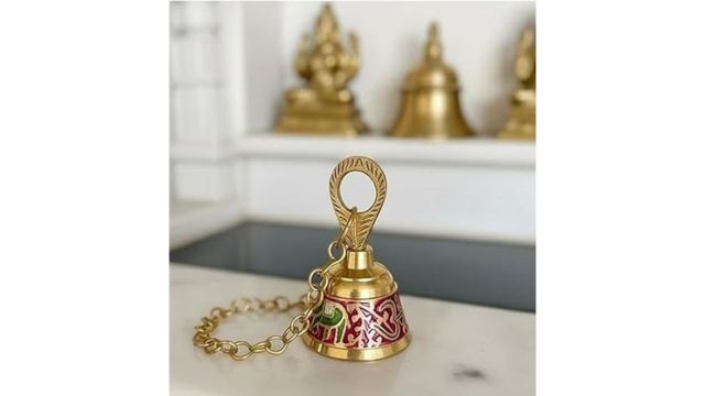 Pure Brass Hanging Bell with Chain