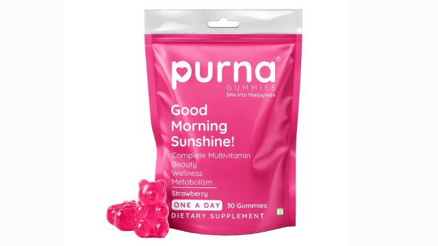 Purna Gummies Multivitamin Strawberry Gummies