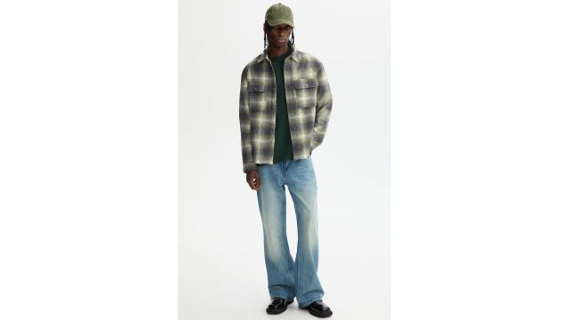 Regular Fit Flannel Overshirt
