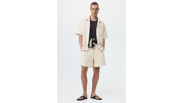 Relaxed Fit Interlock Shorts