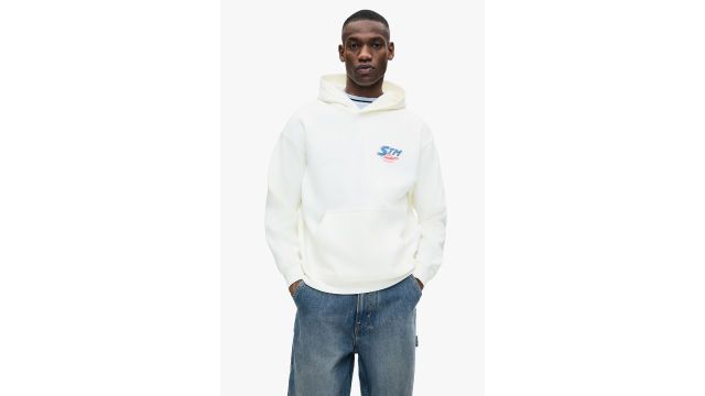 Relaxed Fit Printed Hoodie