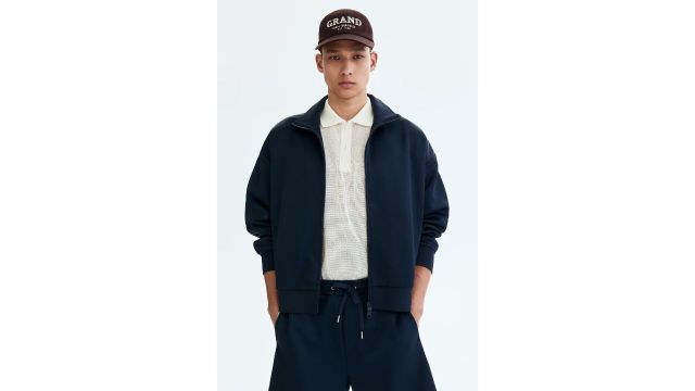 Relaxed Fit Scuba Track Jacket