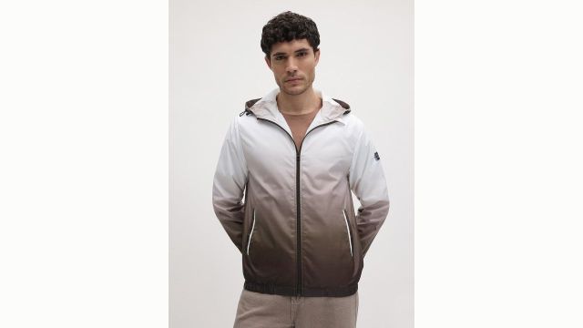 Roadster The Life Co. Ombre Dyed Hooded Tailored Jacket