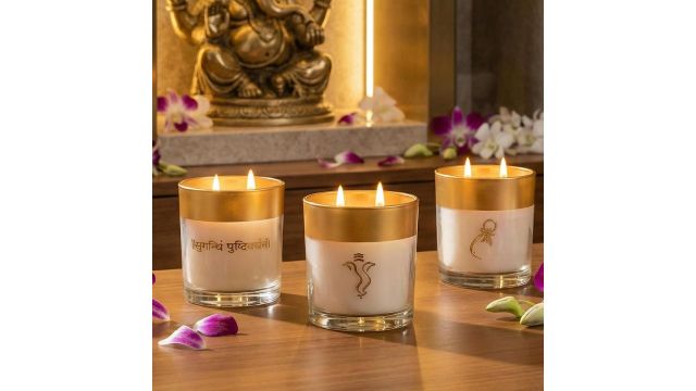 SEVA HOME Enchante Scented Candle Gift Set