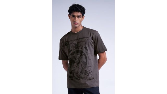 SF JEANS Dark Grey Batman Graphic T-Shirt