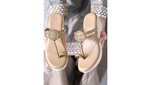 SZN Embellished Party Wedge Sandals