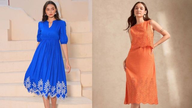 Top embroidered midi dresses to consider