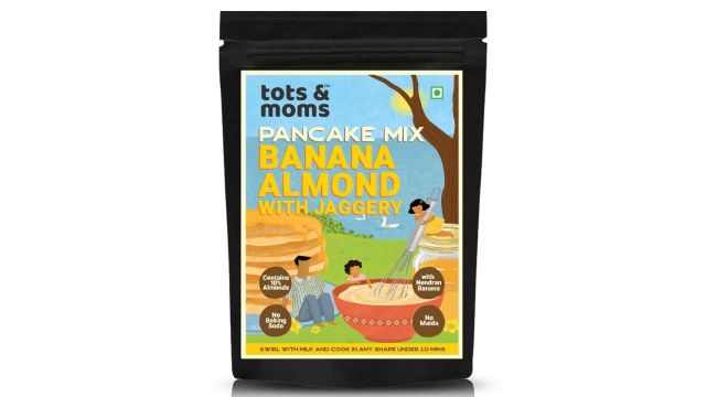 Tots & Moms Foods Banana Almond Pancake Mix