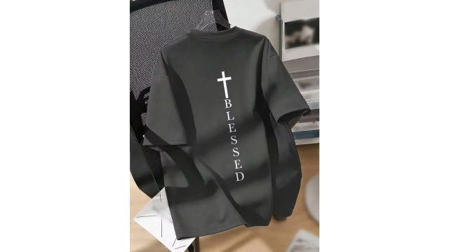 Tween Boy-Slogan Print T-Shirt