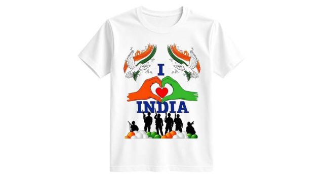 Unisex Kids Independence Day Rainbow T-Shirt