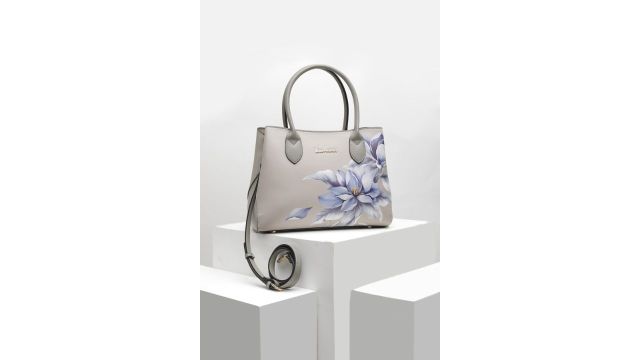 VAN HEUSEN Beige Printed Casual Handbag