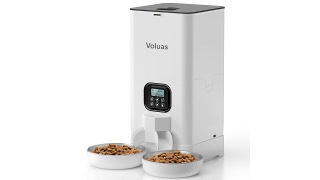 Voluas Automatic Cat Feeder for Two Cats