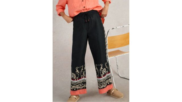 WHITE STUFF Women Printed Trousers
