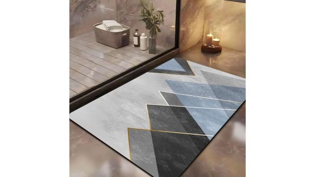 Yellow Weaves Rubber Anti Slip Floor Mat