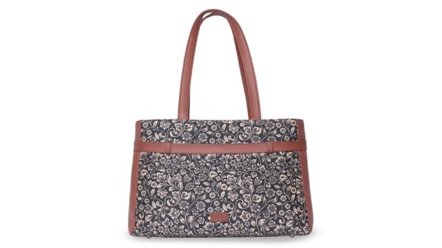 ZOUK Women Ethnic Motifs Printed Shopper Leather Tote Bag Handbag