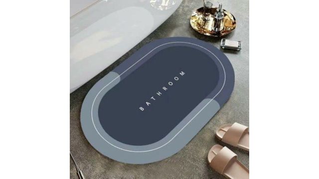 ZUDELLA Super Absorbent Quick Dry Bath Mat