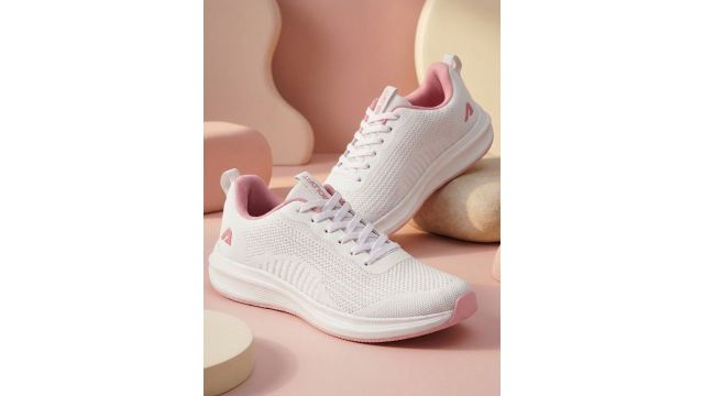 BOLDFIT Women White Progressx Running & Walking Sports Shoes