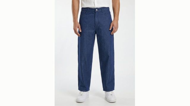 glitchez Men Korean Baggy Fit Cotton Jeans