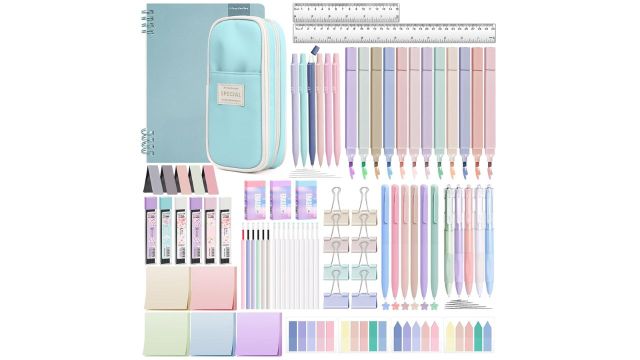 80-Piece Aesthetic Stationery Set