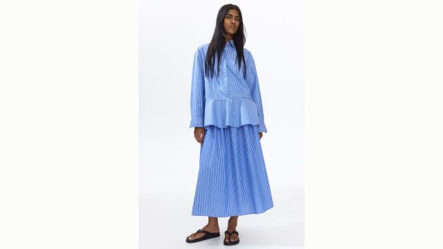 A-Line Midi Skirt