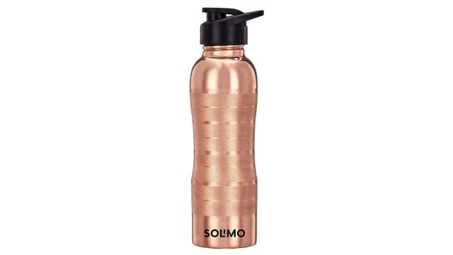 Amazon Brand Solimo Copper Water Bottle