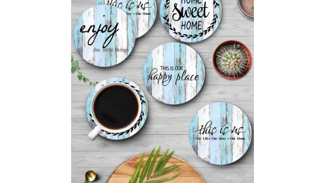 Britimes Vintage Ceramic Coasters