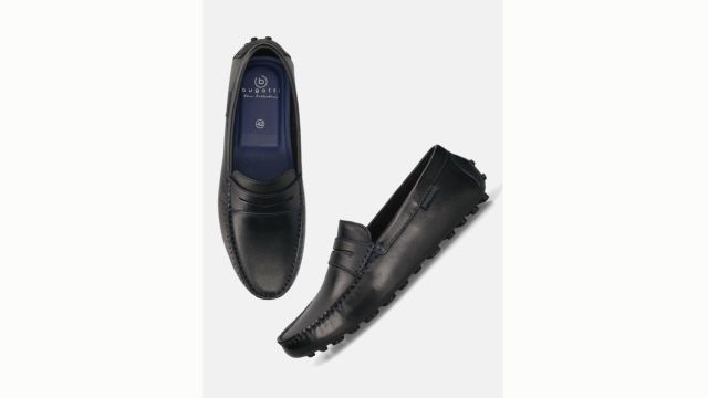 Bugatti Men Leather Driving Shoes