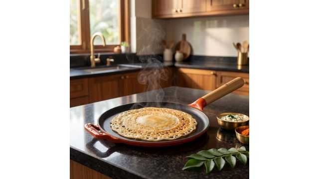 CUMIN CO. Enamel Cast Iron Dosa Tawa