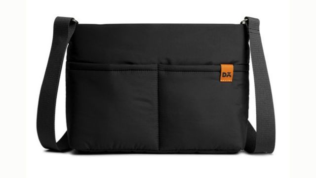 DailyObjects Carbon Black Retreat Crossbody Bag