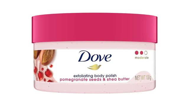 Dove Body Polish With Pomegranate Seeds & Shea Butter