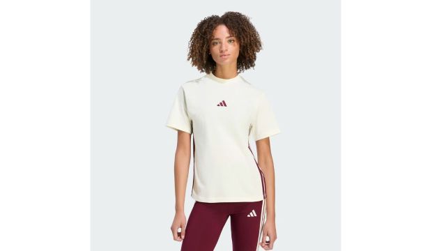 ESSENTIALS 3-STRIPES COTTON TEE
