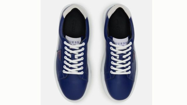 GUESS Men Leather Sneakers