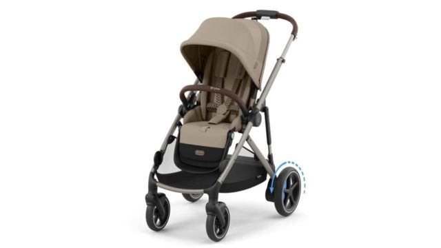 KAKOON CYBEX e-Gazelle S TPE BP Almond Beige Stroller