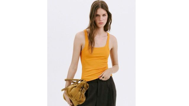 MANGO Scoop Neck Tank Top