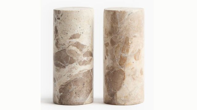 Marble Salt and Pepper Shakers