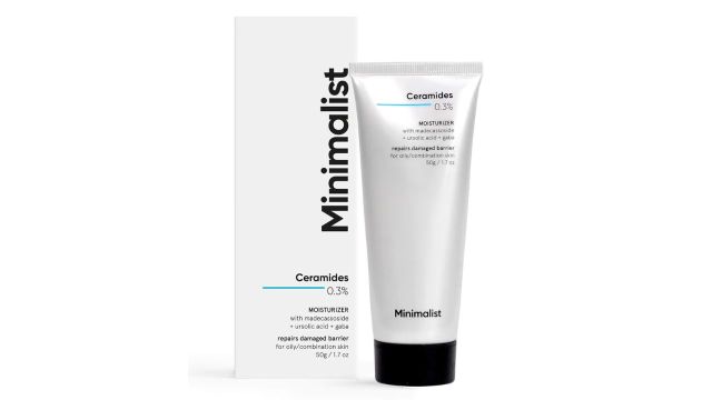 Minimalist 0.3% Ceramide Face Moisturizer For Oily Skin Cream For Barrier Repair
