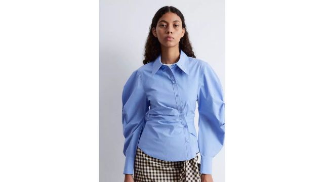 & Other Stories Asymmetrical Cotton Shirt