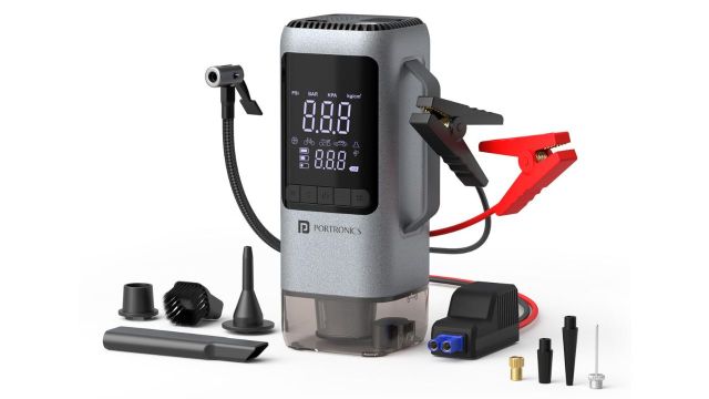 Portronics Vayu Cop 6-in-1 Car Emergency Kit