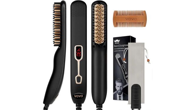 Professional 2 in 1 Beard Straightening Brush