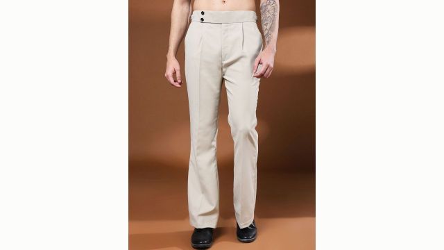 Qlanz Men Italian Pleated Trousers