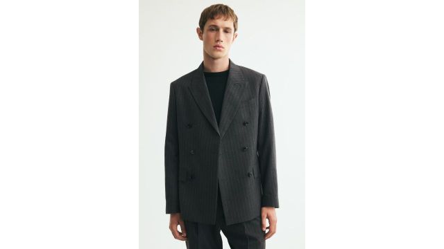 Regular Fit Double-Breasted Jacket