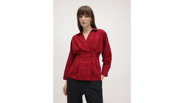 Roadster The Lifestyle Co. Solid Regular Fit Shirt