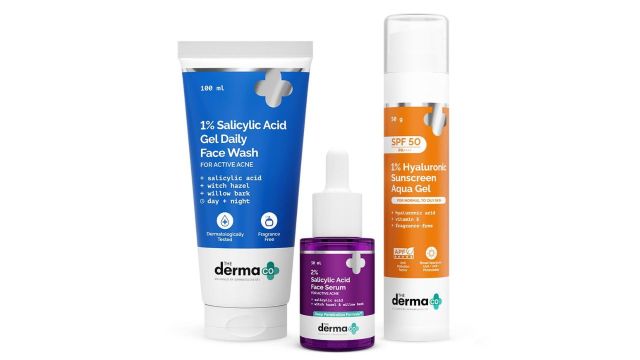 The Derma Co Anti Acne Skincare Routine Kit