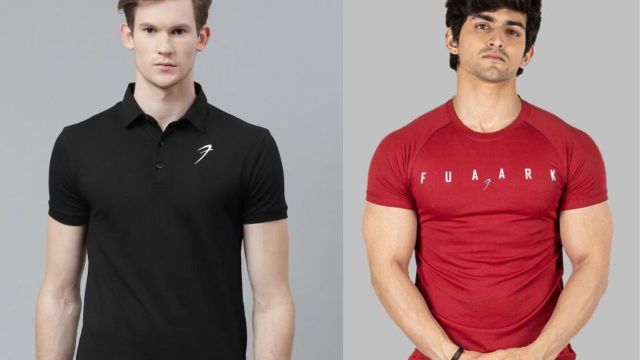 The right gym T-shirt should disappear into the workout