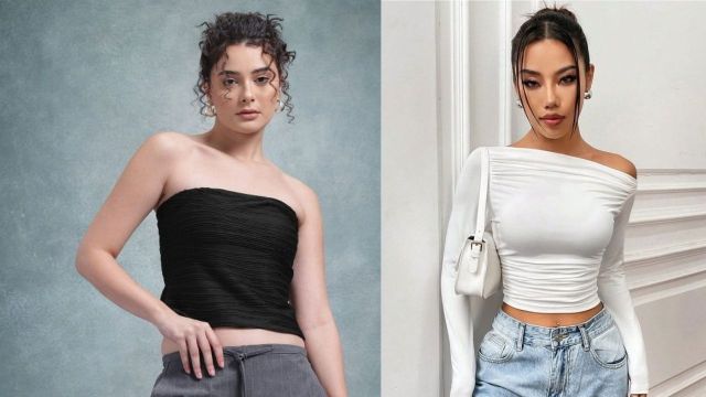 Top off-shoulder crop tops to consider