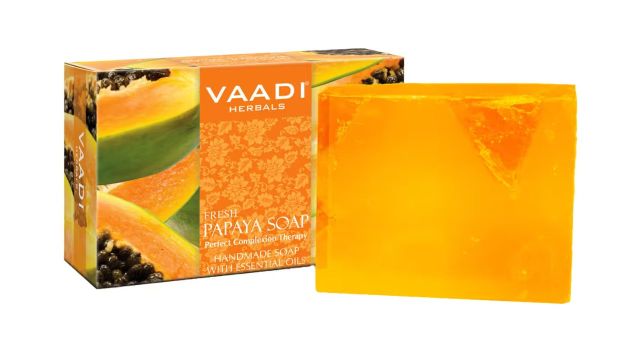 Vaadi Herbals Fresh Papaya Soap (75g)