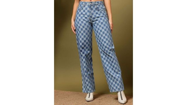  Stylecast X Kotty Women Straight Fit High-Rise Jeans