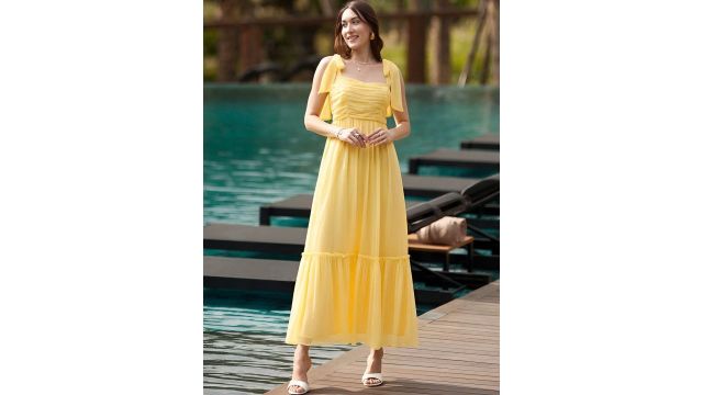 aayu Women Maternity Maxi Dress