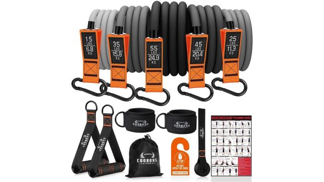 175 lb Resistance Bands Set
