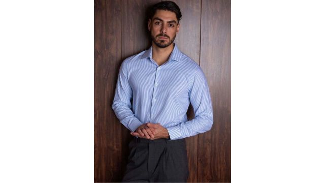 ARISTOBRAT Striped Shirt in Blue